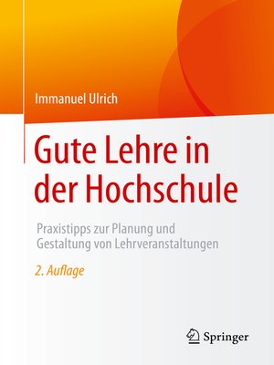 cover image of Gute Lehre in der Hochschule
